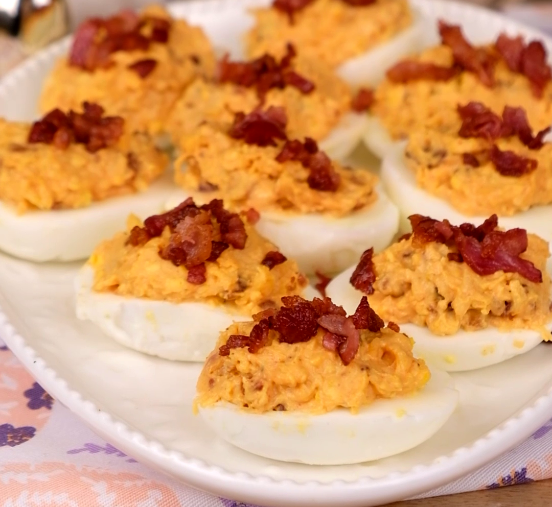 jajka faszerowane boczkiem