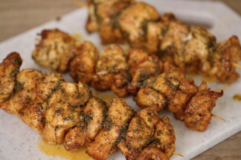 Szaszłyki z kurczaka z piekarnika
