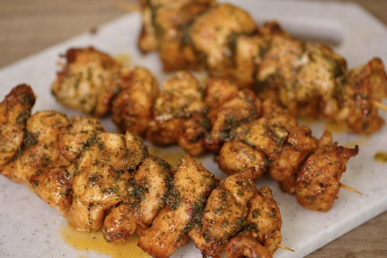 szaszłyki z kurczaka