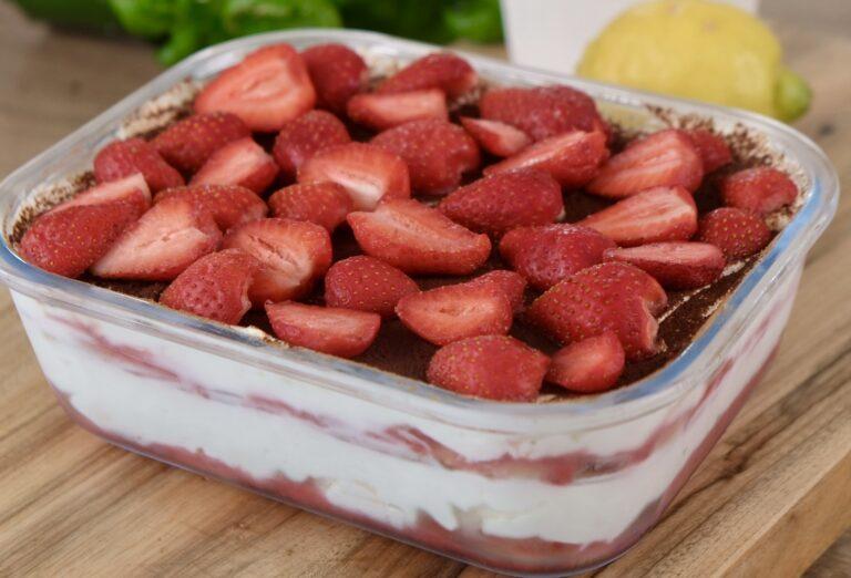 Tiramisu truskawkowe 